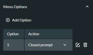 Add more options