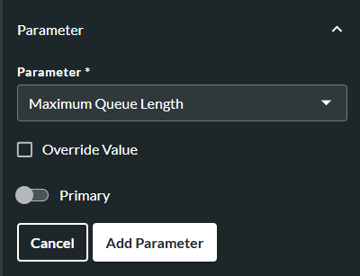 Add New Parameter button